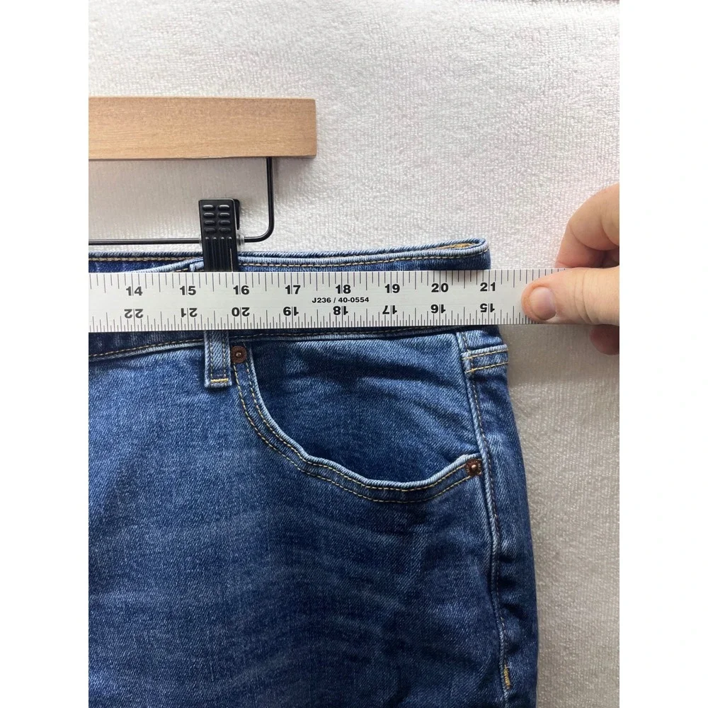Old Navy O.G.‎ Straight Jeans Womens 20 Blue High Rise Stretch Denim 3345